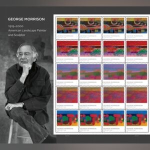 100 George Morrison Native American Artist USPS Forever Stamps Wedding Invites